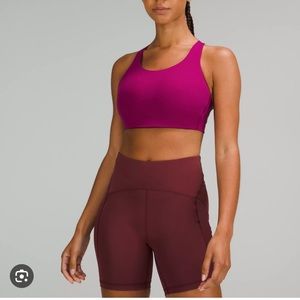 Lululemon Energy Bra High Support in Magenta Purple. Size 34DD